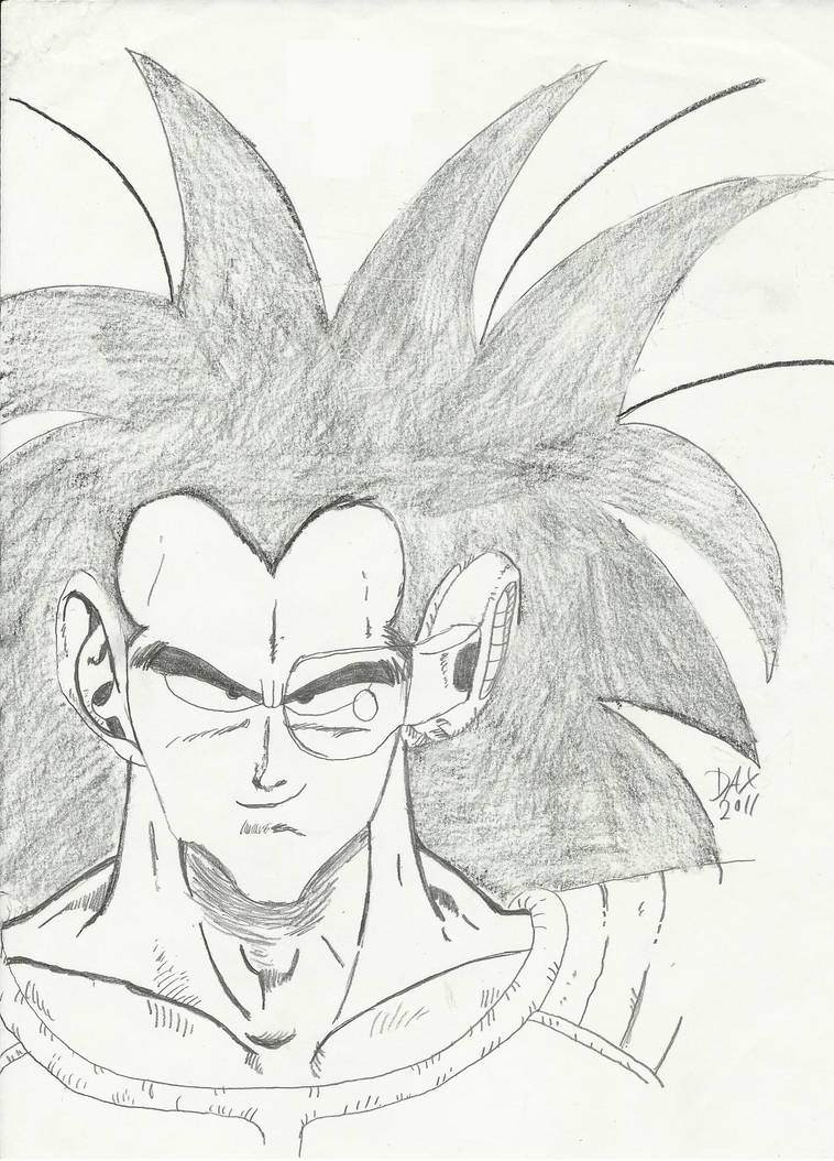 Raditz sketch by DaimyoDax on DeviantArt