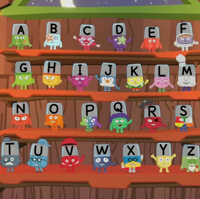 Negative Alphablocks Wow I Made The Alphablocks With Uppercase by Spongeblocks7 on DeviantArt