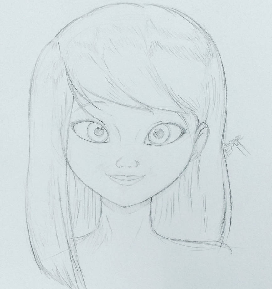 Draw Miraculous marinette by emadibufan on DeviantArt
