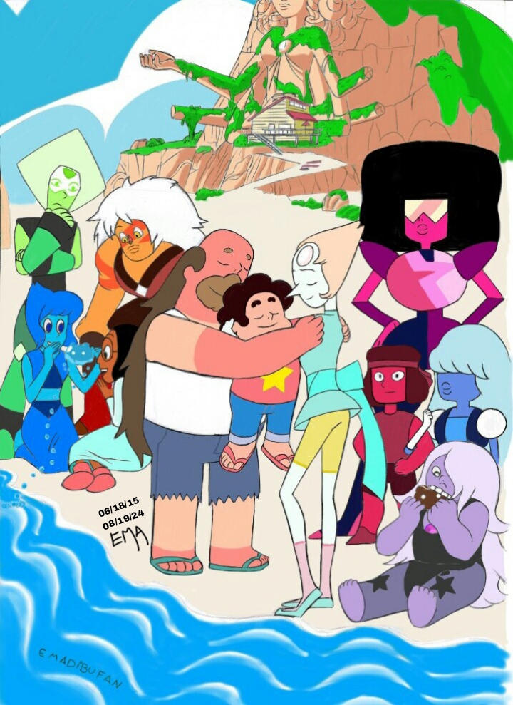Steven Concert Deviantart Steven Universe family drawings from 2015 reupload by emadibufan on ...