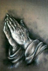 copy of Durer's Praying Hands