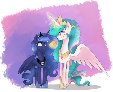 Celestia and Luna