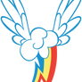 Rainbow Dash T-shirt design (back)