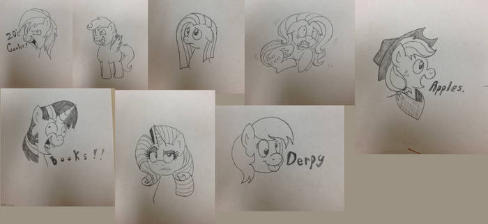 Ponies on Paper