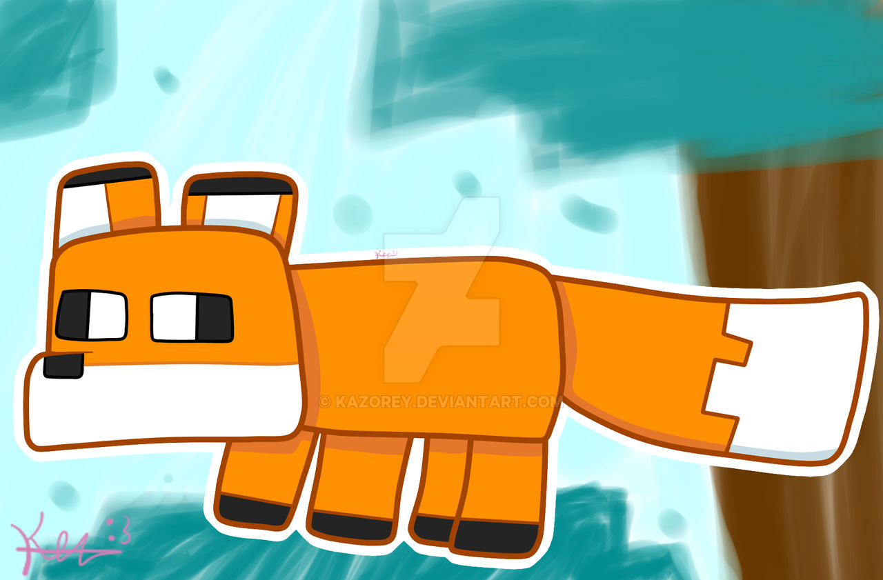 Minecraft Fox by kazorey on DeviantArt