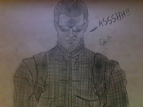 Albert Wesker hand drawn