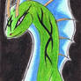 Bookmark #001 - Waterdragon colo