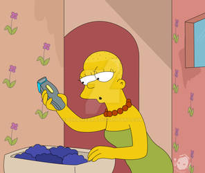 Marge shaved her head