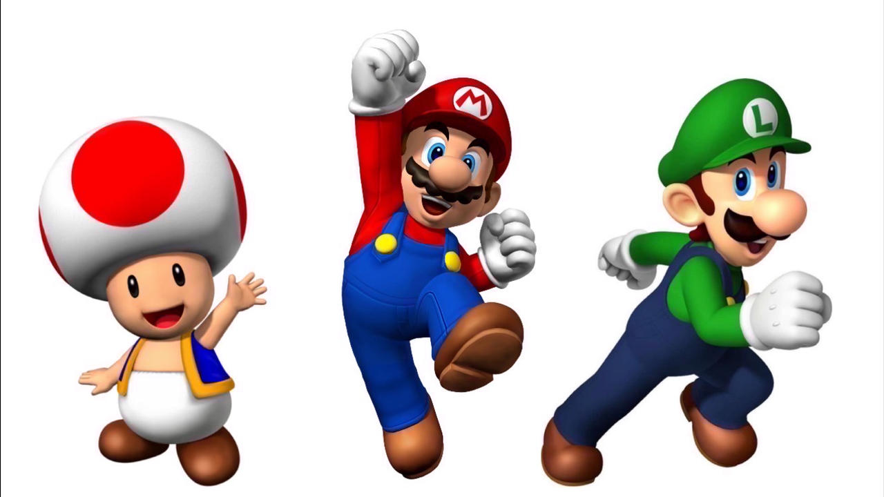 Mario, Luigi, and Toad by FireLuigi29 on DeviantArt