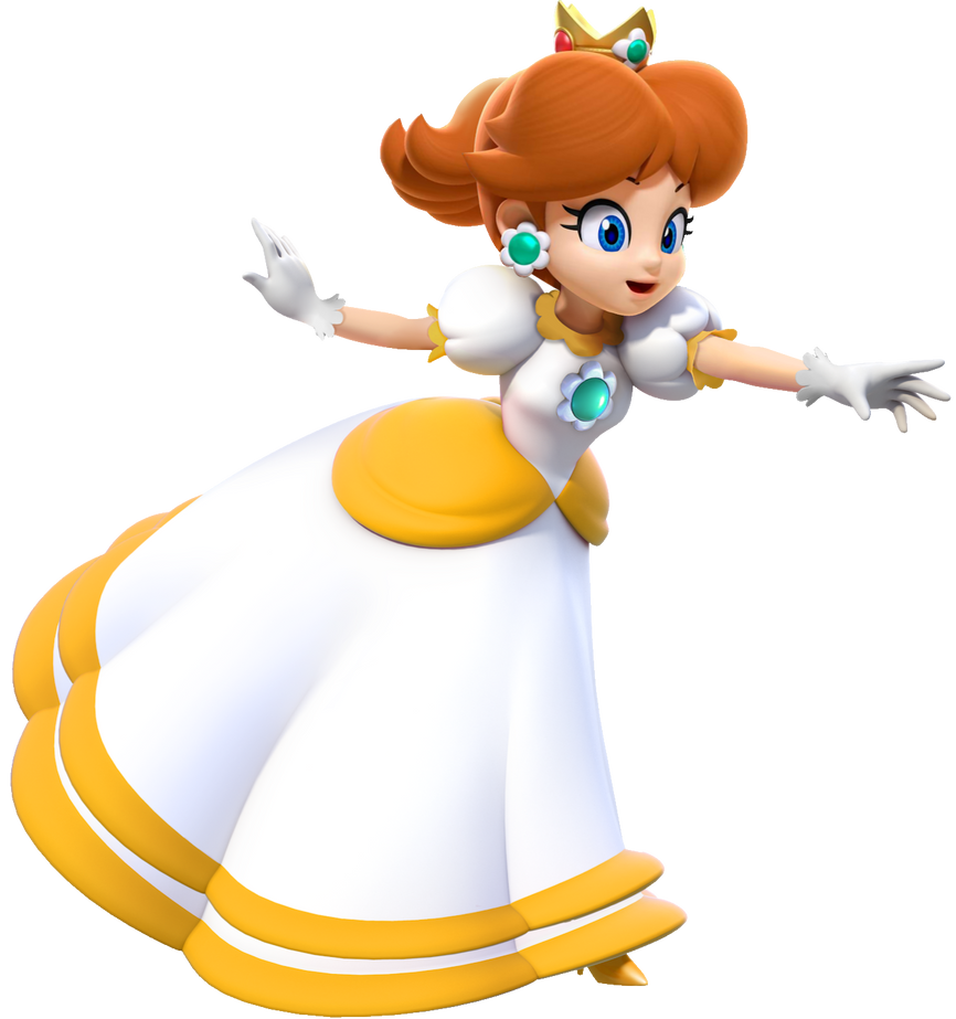 Princess Daisy Fire Power Up by FireLuigi29 on DeviantArt