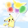 Pikachu Has Balloons