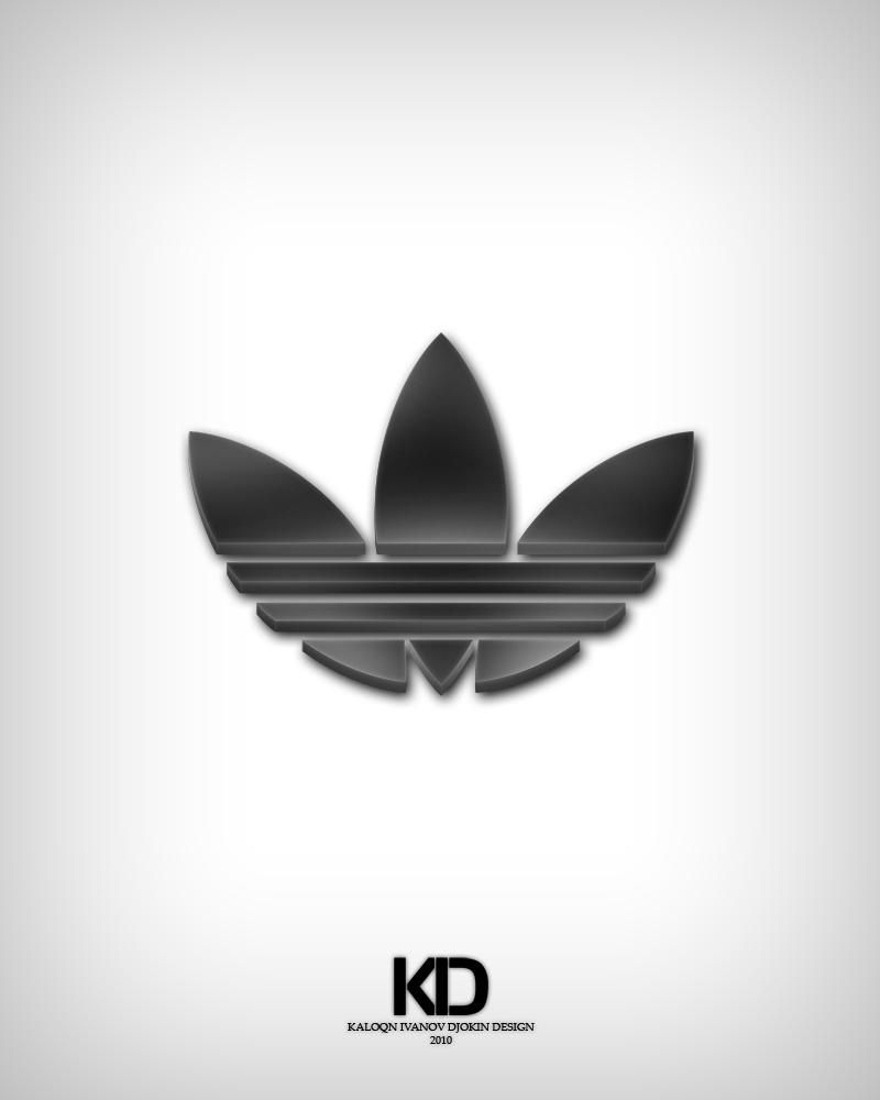 Adidas Logo 3D by PhotoUpDown on