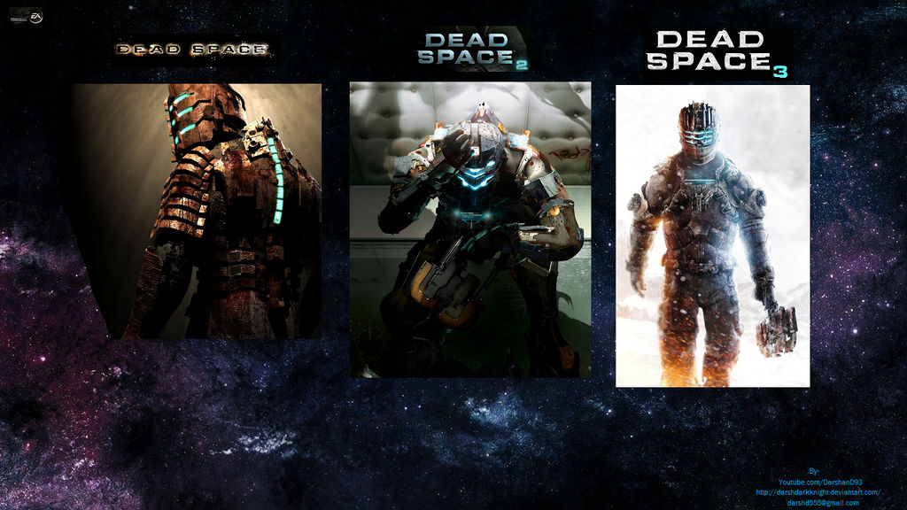 Dead Space trilogy HD wallpaper art by DarshD