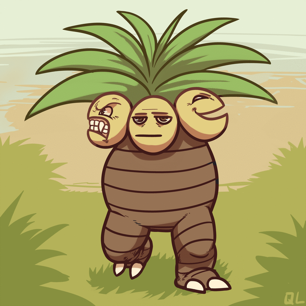 #103 Exeggutor Gif by Quartzleo on DeviantArt