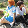 Thinking of you [Keiichi and Rena Cosplay]