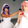 Minene and Yuno Wedding [Mirai Nikki Cosplay]