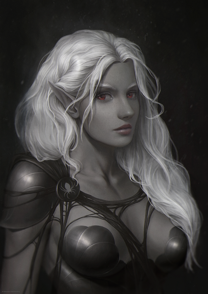 Drow by MissSwarm on DeviantArt