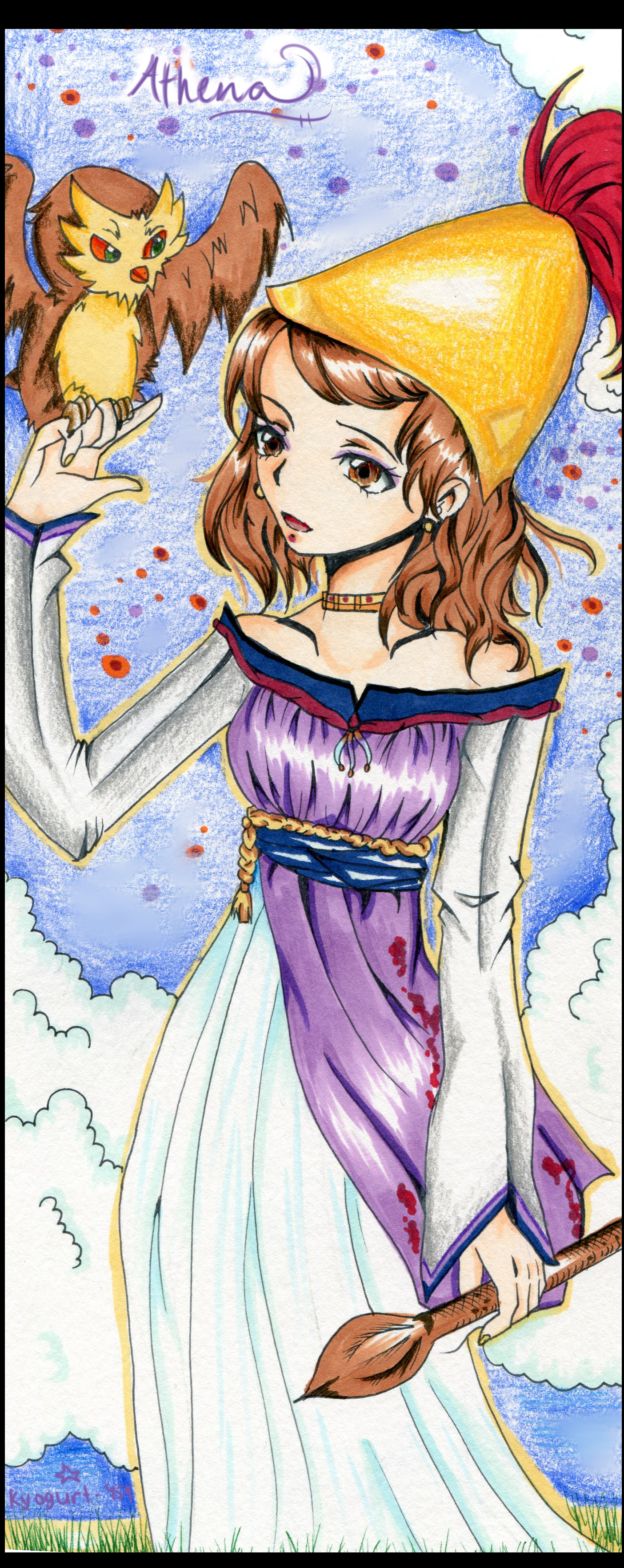 Athena Goddess of Wisdom by Kyogurt-Star459 on DeviantArt