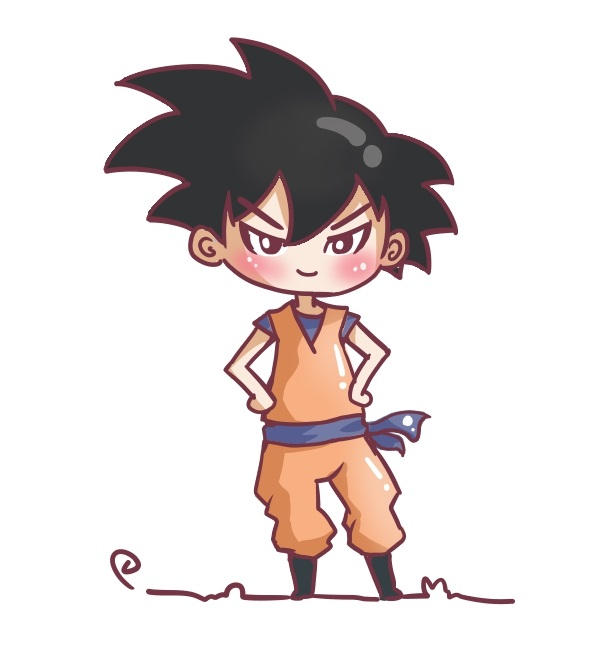 Goku CHIBI DRAGONBALL by drawsimplethings on DeviantArt