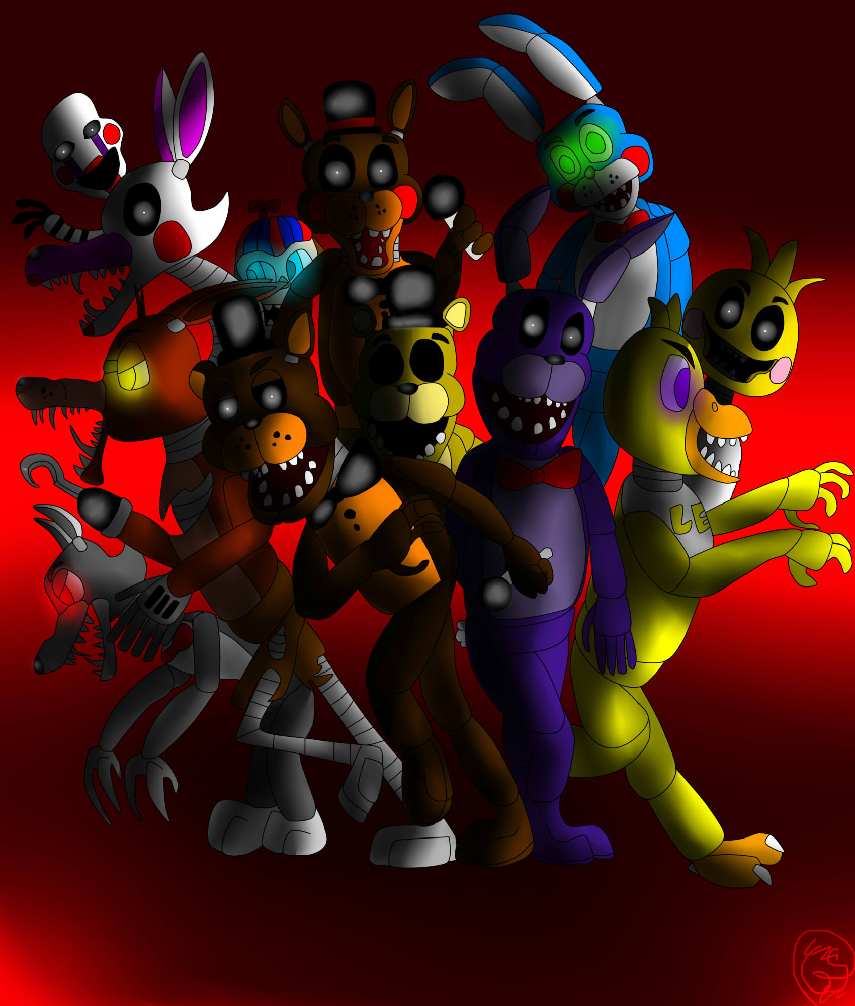 Five Night's at Freddy's 2 by TheNornOnTheGo on DeviantArt