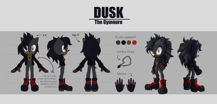 Sonic OC - Dusk The Gymnure