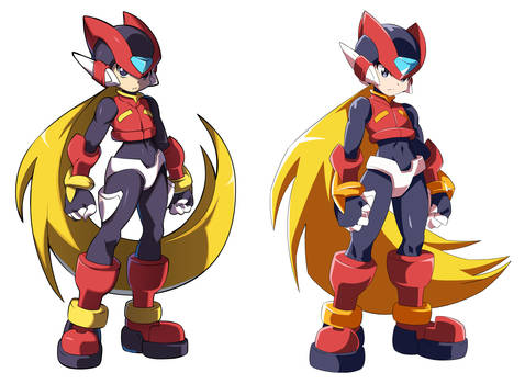 Zero (Mega Man Zero) - Shantae Style