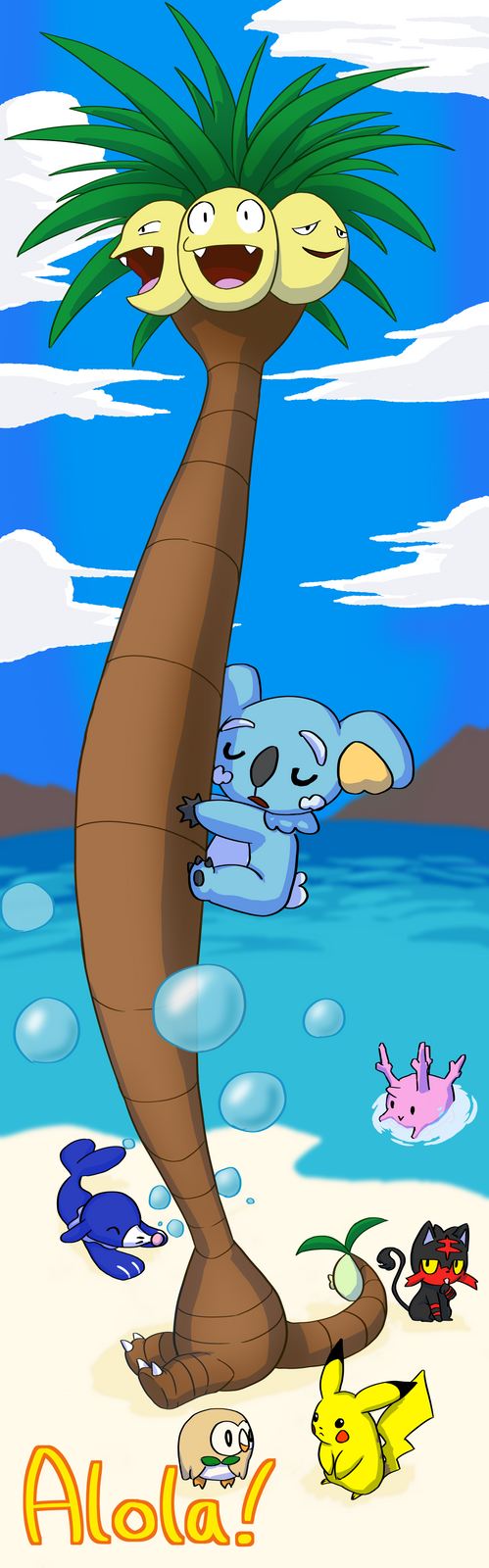 Exeggutor by Shaddowdragonz on DeviantArt