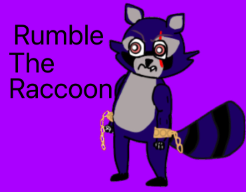 Rumble the raccoon