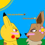 Pikachu x Eevee (thanks for the flower) pt3