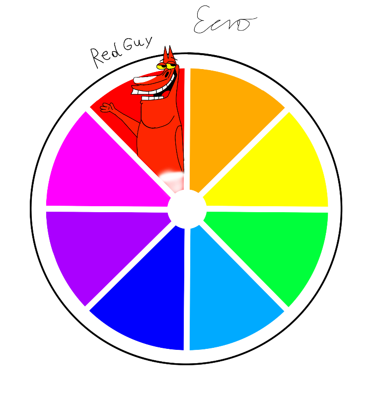 Color Wheel Challenge 2025:red guy