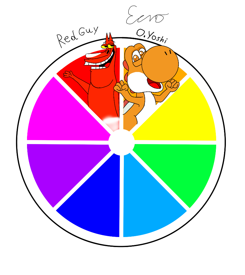 Color Wheel Challenge 2025: orange yoshi