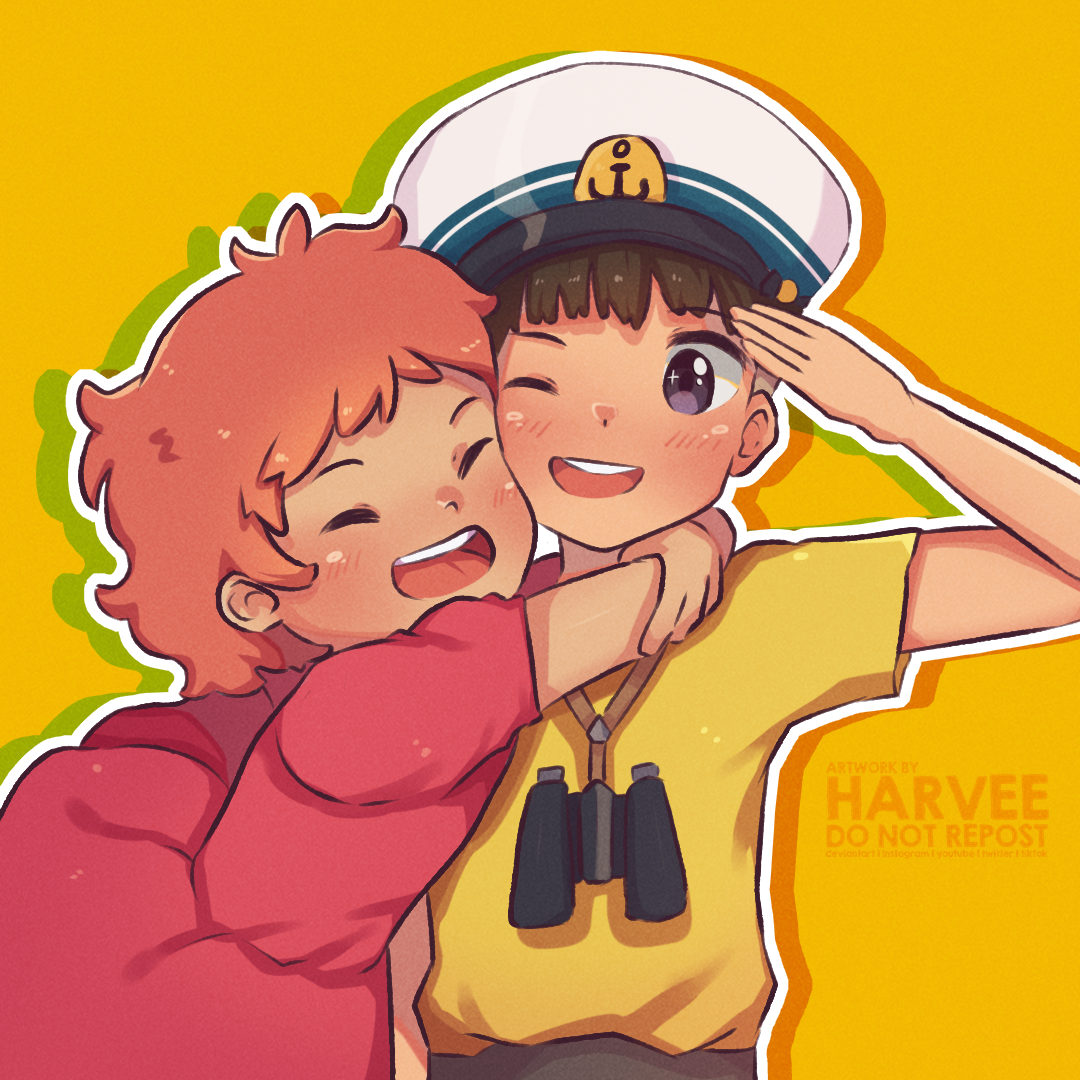 Ponyo x Sosuke Fanart by harveelearns on DeviantArt