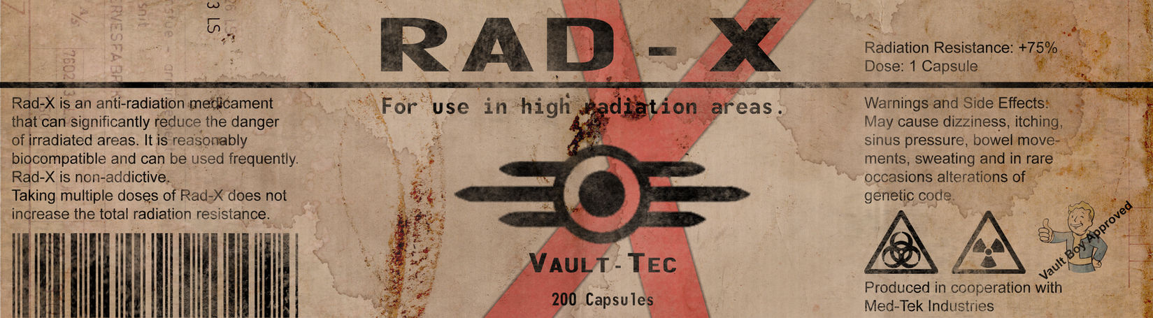 RAD-X Label from Fallout by Dispater0703 on DeviantArt