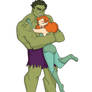 Hulk and Poison Ivy
