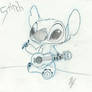 Stitch and his Guitar