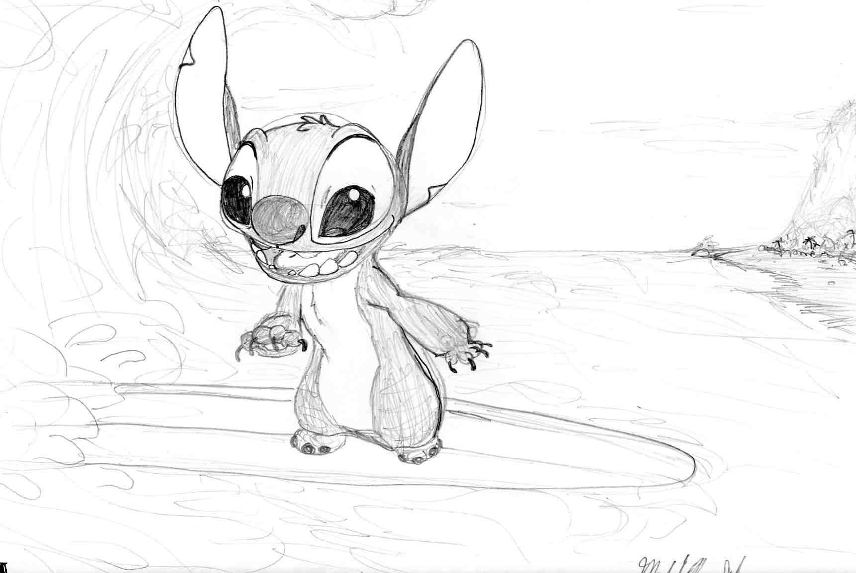 Stitch Surfboard- Sketch