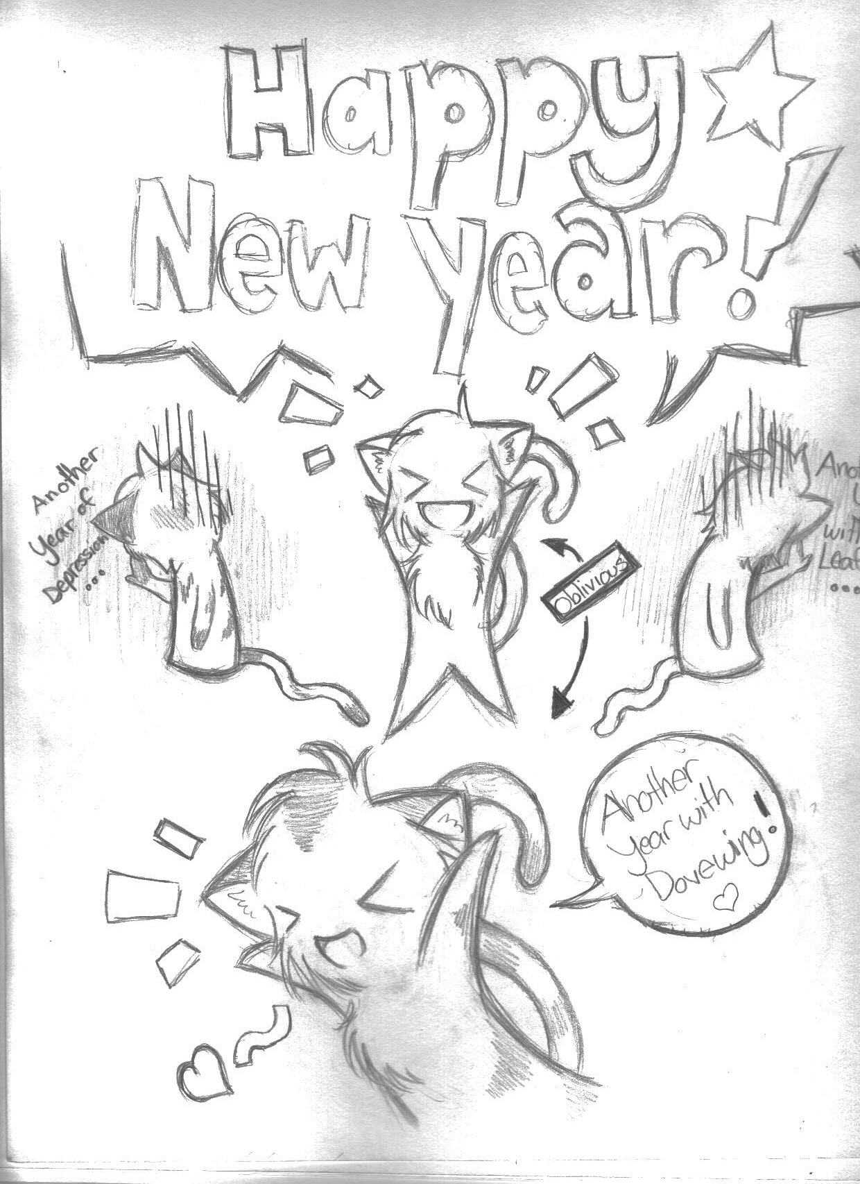 A Happy New Year From The Warrior Cats