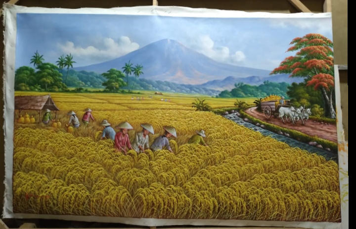 Landscape Scenery Handmade Art Painting by emangbiasa on DeviantArt