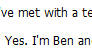 Cleverbot is BEN?