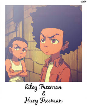 Riley and Huey Freeman