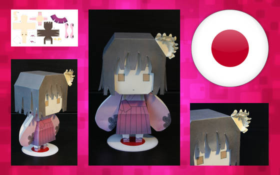 Nyotalia Japan papercraft