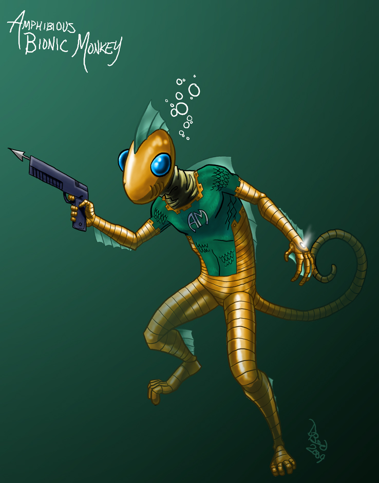 037 - Amphibious Bionic Monkey by DBed on DeviantArt