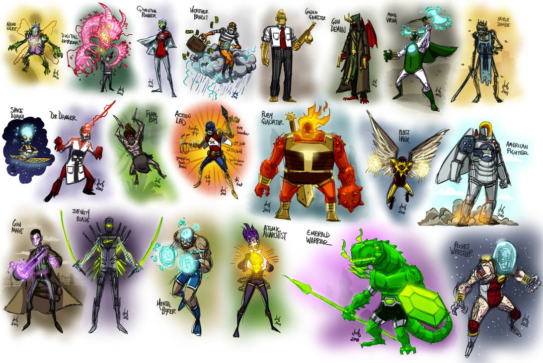 21 Quick Random Heroes by DBed on DeviantArt