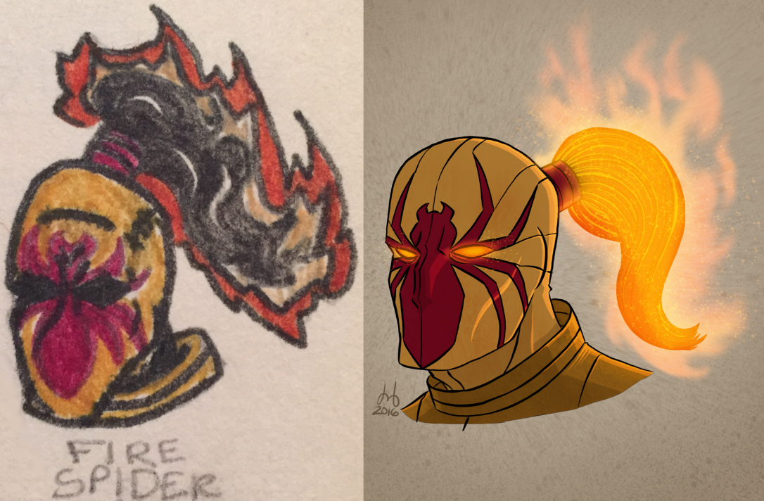 Fire Spider: 1990 - 2016 by DBed