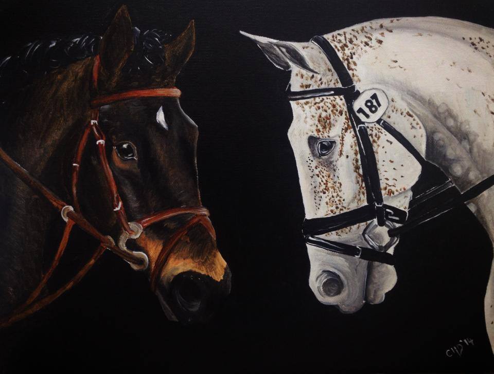 Two Horses by Charlotte-Peta Two Horses by Charlotte-Peta