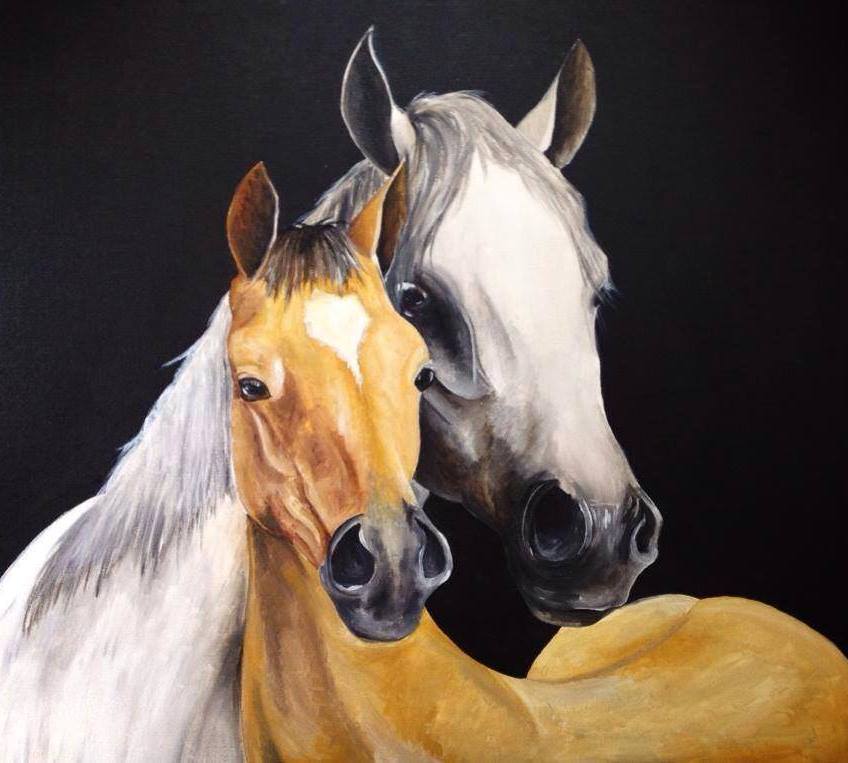 Mare and Foal by Charlotte-Peta Mare and Foal by Charlotte-Peta