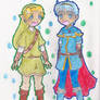 Chibi Link and Marth