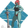 Undyne knigth in light clothing
