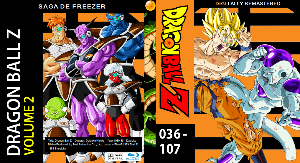 Dragon Ball Z Blu-ray cover Volume 2