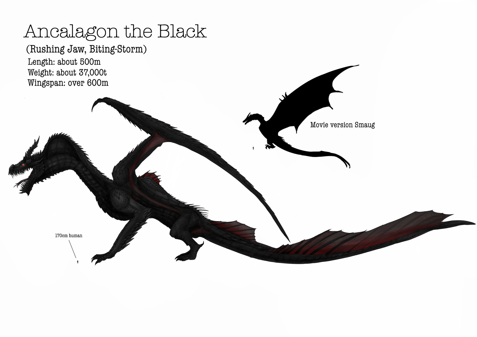 Ancalagon The Black By TripleBomber2000 On DeviantArt ancalagon-the-black-by-triplebomber2000-on-deviantart